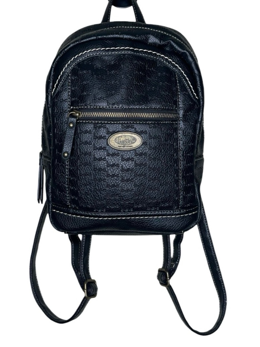 Born Concept 
Black Vegan Leather Backpack